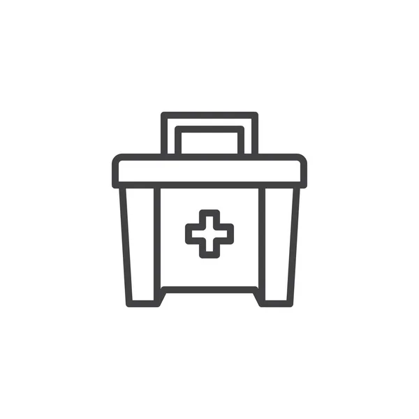 Symbolbild Erste-Hilfe-Box — Stockvektor