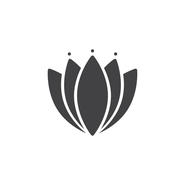 Icône vectorielle lotus oriental — Image vectorielle