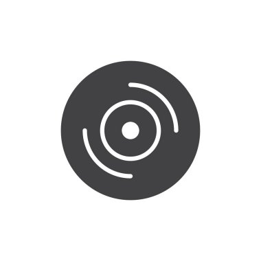 Vinil vektör simgesi