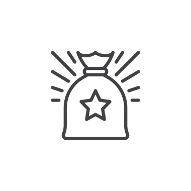 Para çantası anahat simgesini