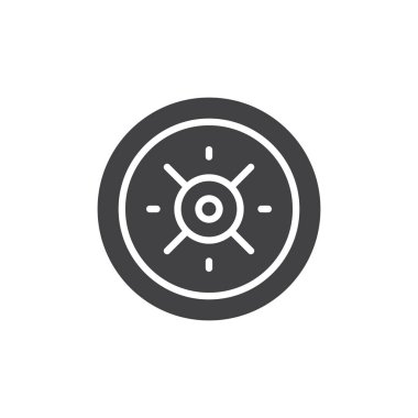 Halter ağırlık vektör simgesi