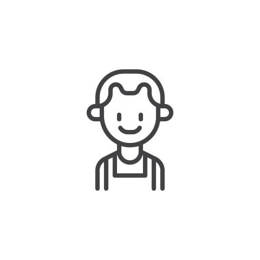 Basketbol oyuncu anahat simgesini