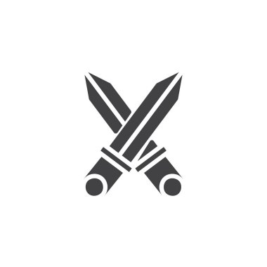 kılıç vektör simge geçti