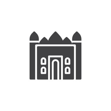 Taj mahal Tapınağı vektör simgesi