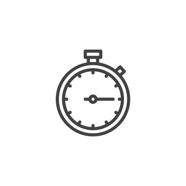 Kronometre anahat simgesini