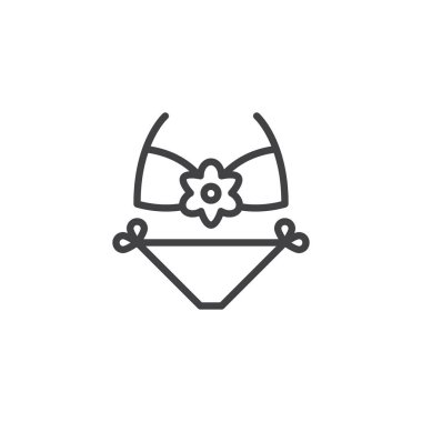 Bikini mayo anahat simgesini