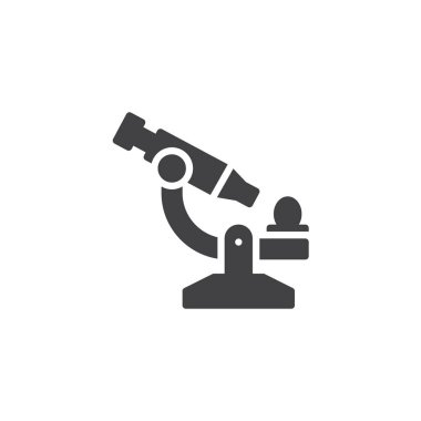 Mikroskop Vektör Simgesi