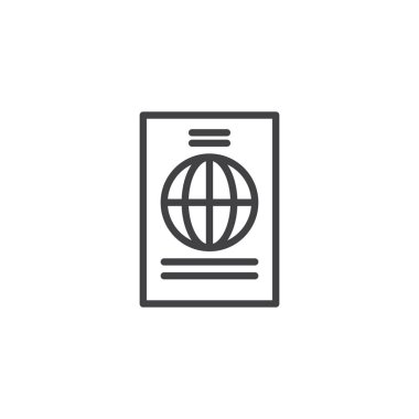 Pasaport belge anahat simgesini