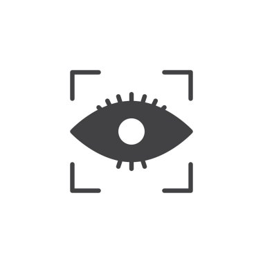 Göz odak vektörü simgesi