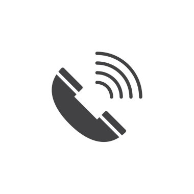 telefon arama vektör simgesi