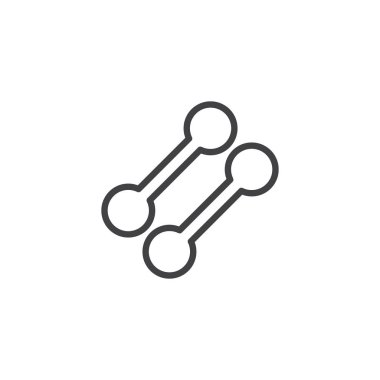 Fitness dumbbells anahat simgesini