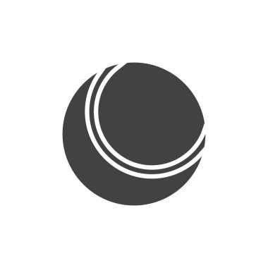 Plaj topu vektör simgesi