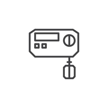 Mutfak Mikser anahat simgesini