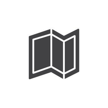 Harita vektör simgesi