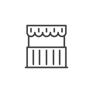 Mağaza anahat simgesini