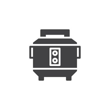 Rice cooker vektör simgesi