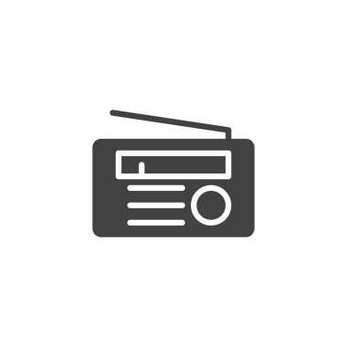 Radyo vektör simgesi