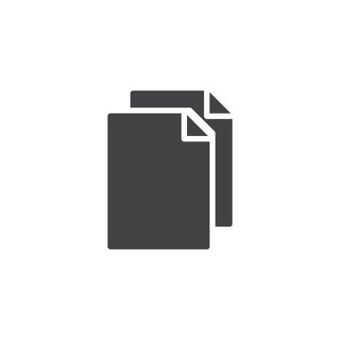 Dosya belgeleri vektör simgesi