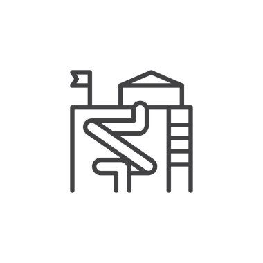 Su Parkı slaytları anahat simgesini