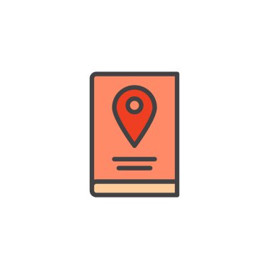 Rehber kitap anahat simgesini dolu