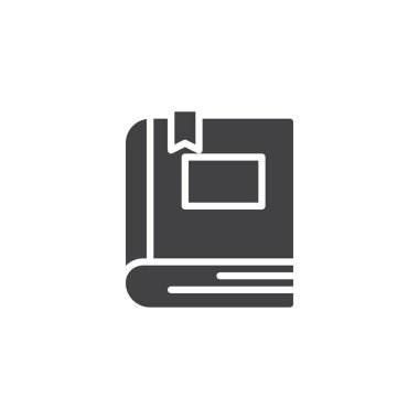 Yer imi vektör simgesiyle kitap