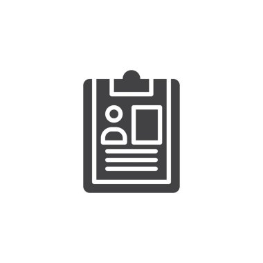 Clipboard Solid Icon Free Vector Eps Cdr Ai Svg Vector Illustration Graphic Art