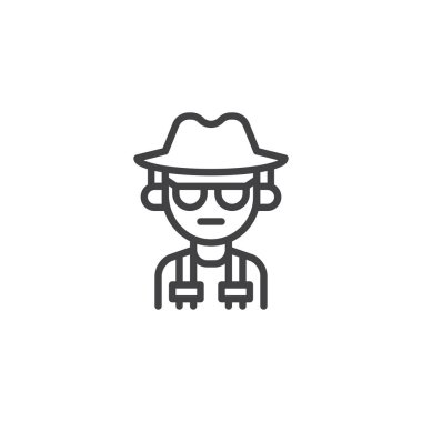 Casus kişi anahat simgesini