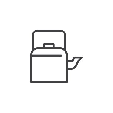 su ısıtıcısı anahat simgesini