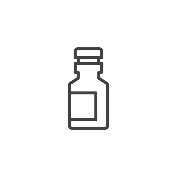 Přípravek láhev osnovy ikona — Stockový vektor