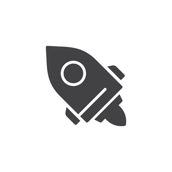 Icono de vector de cohete de inicio — Vector de stock