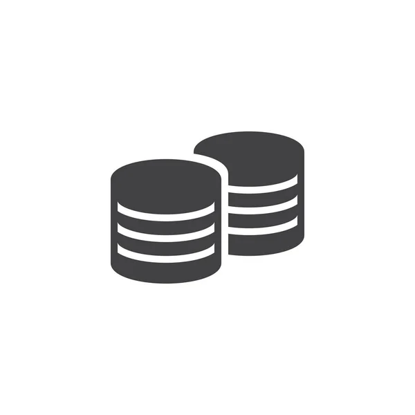 Datenbank-Vektorsymbol — Stockvektor