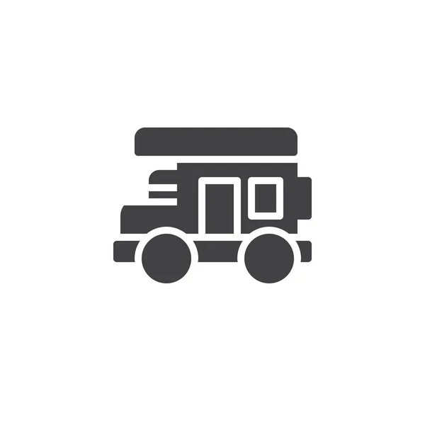 Icono del vector de caravana — Vector de stock
