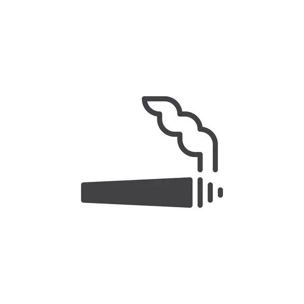 Marihuana portierstijl vector pictogram — Stockvector