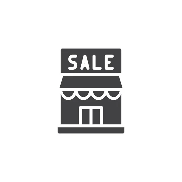 Discount magasin icône vectorielle — Image vectorielle