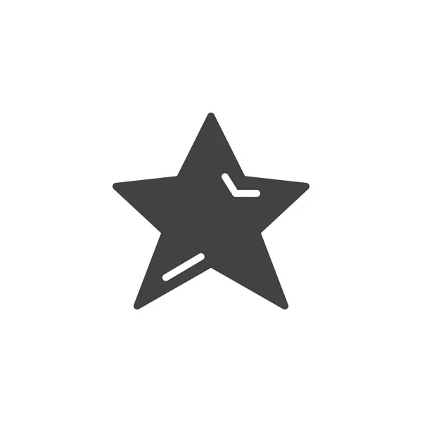 Hvězda vektorové ikony — Stockový vektor