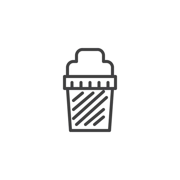 Ice cream outline icon — Stock Vector