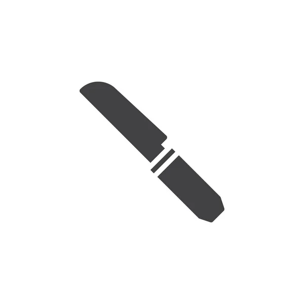 Cocina cuchillo vector icono — Vector de stock