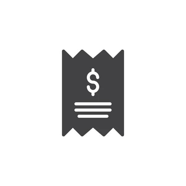 Dollar biljet vector pictogram — Stockvector