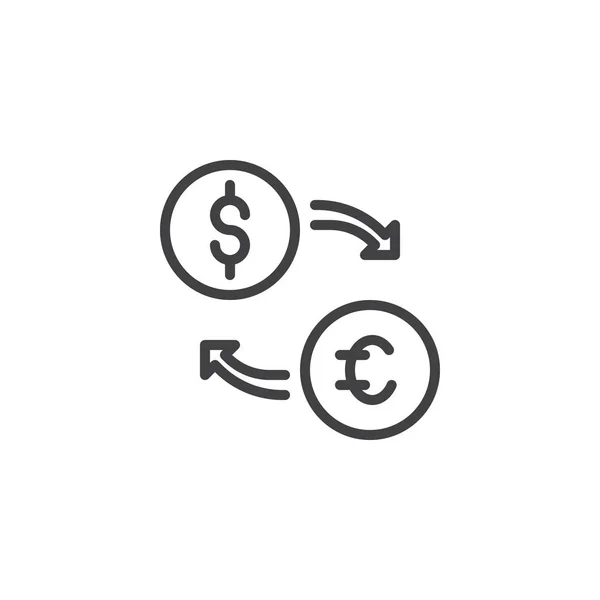 Symbolbild für Wechselkurse — Stockvektor