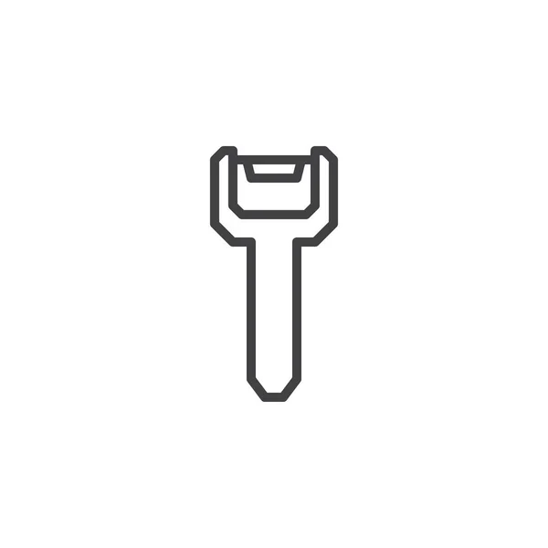 Potato peeler outline icon — Stock Vector