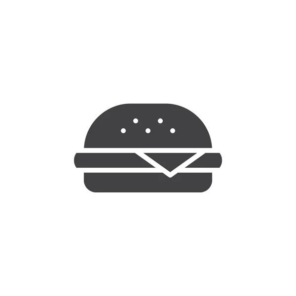 Burger vector icon — Stock Vector