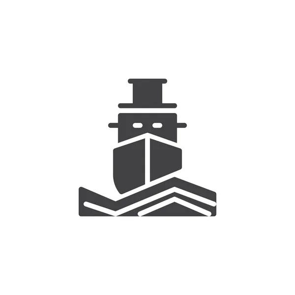 Crucero vector icono — Vector de stock