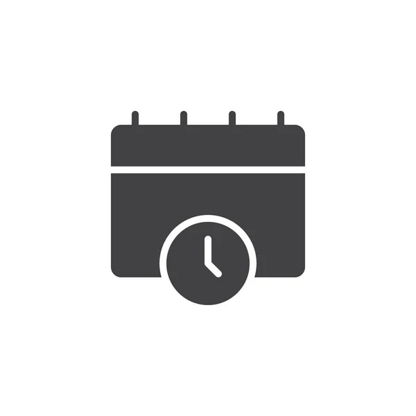 Date And Time vector icon — Stock Vector