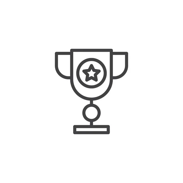 Trophy Cup osnovy ikona — Stockový vektor