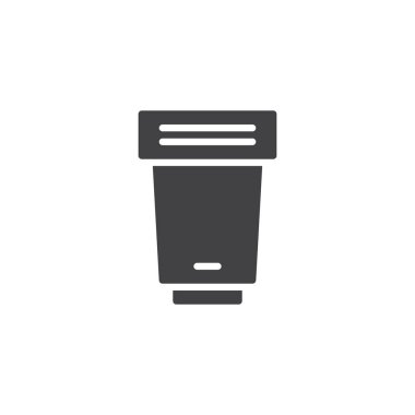 Balık gözü lens vektör simgesi