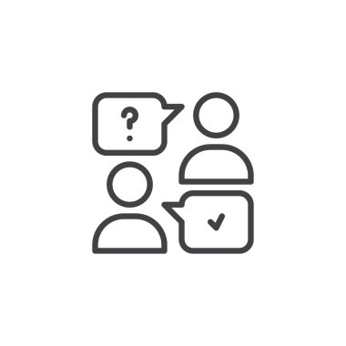 görüşme anahat simgesi