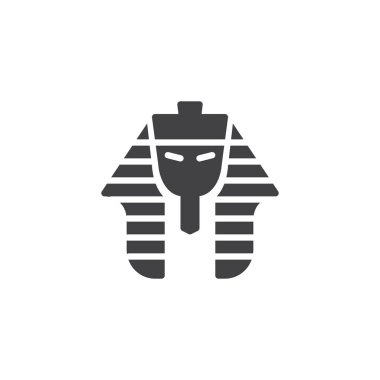 Mısır firavunu vektör simgesi