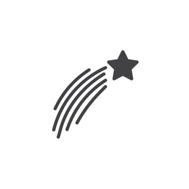 Çekim Noel yıldızı vektör simgesi