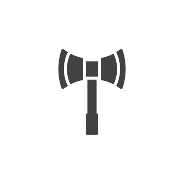 Çift balta vektör simgesi