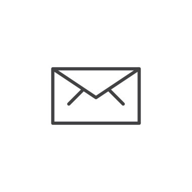 Zarf posta anahat simgesini